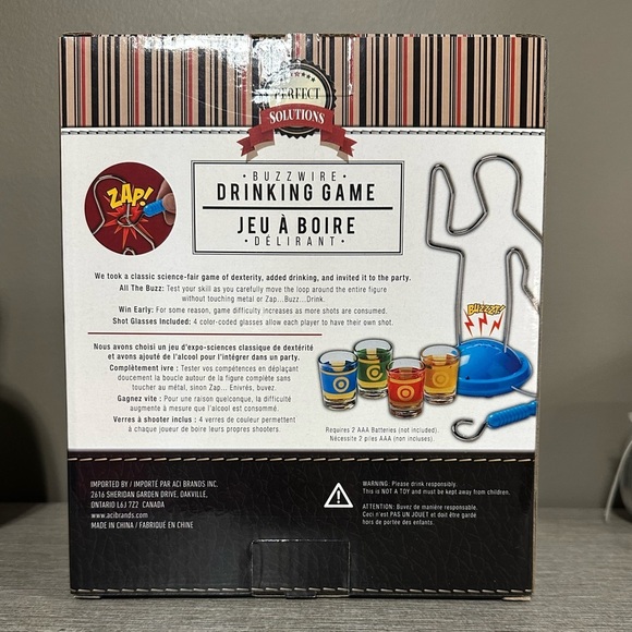 Buzz Man Drinking Game, 4 players, New in box never opened. - Picture 5 of 5